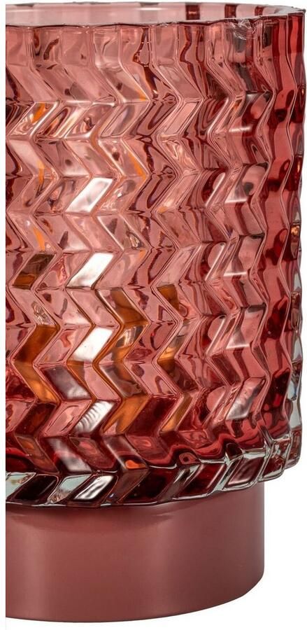 Pauleen Led-tafellamp Sweet Glamour mobile roze glas metaal - Foto 6