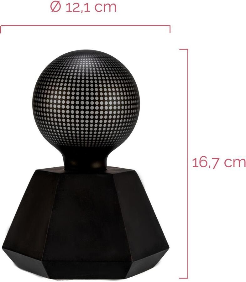 Pauleen Tafellamp Black Flare E27 op batterijen timerfunctie (1 stuk) - Foto 2