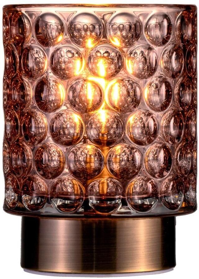 Pauleen Tafellamp Bright Glamour E14 op batterijen timerfunctie windlicht (1 stuk) - Foto 3