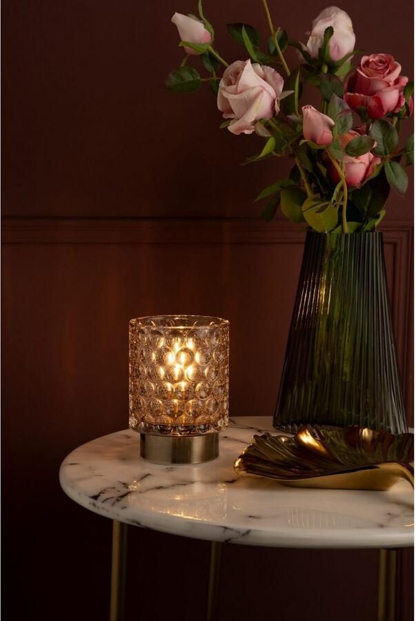 Pauleen Tafellamp Bright Glamour E14 op batterijen timerfunctie windlicht (1 stuk) - Foto 5