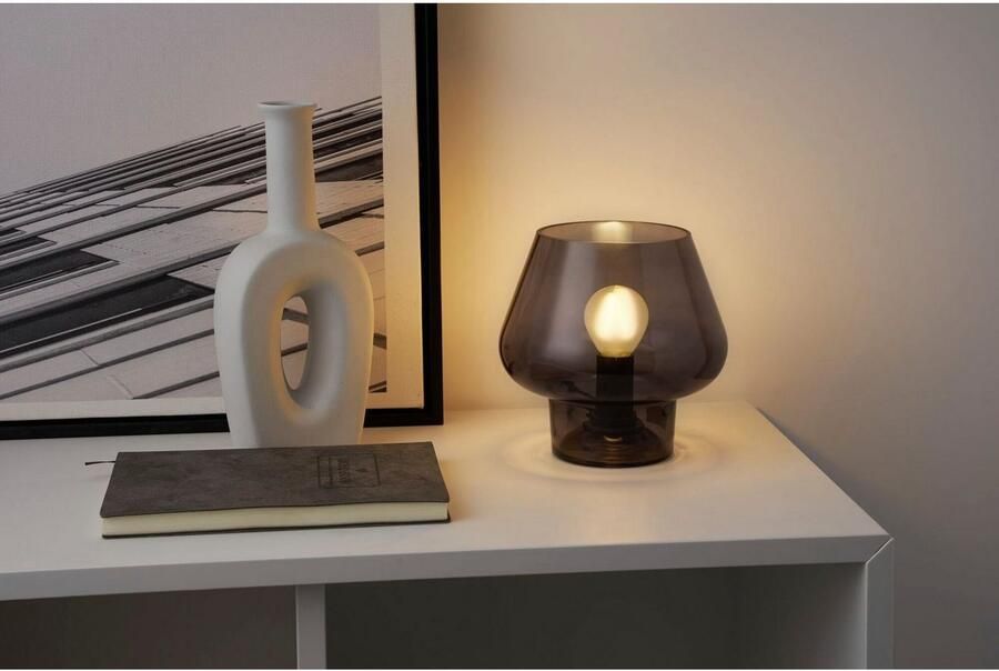 Pauleen Tafellamp Crystal Gleam max20W rookglas 230V glas - Foto 4