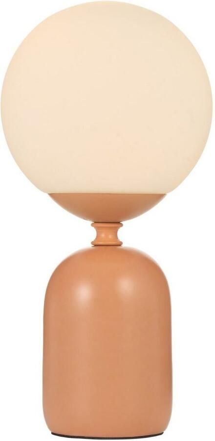 Pauleen Tafellamp Glowing Charm max 20W roestig rood wit keramiek - Foto 8