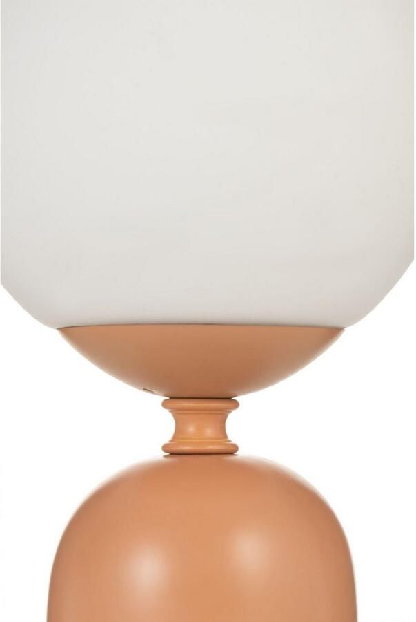 Pauleen Tafellamp Glowing Charm max 20W roestig rood wit keramiek - Foto 5