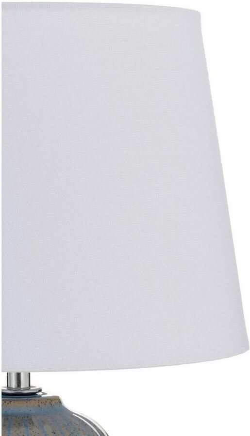 Pauleen Tafellamp Glowing Hug max20W blauw beige 230V stof keramiek - Foto 5