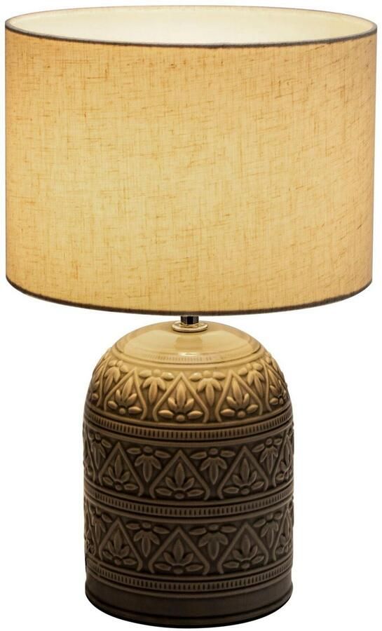 Pauleen Tafellamp Tender Pearl max20W beige 230V stof keramiek (1 stuk) - Foto 5