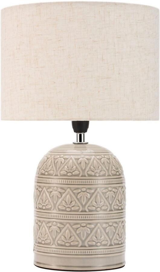 Pauleen Tafellamp Tender Pearl max20W beige 230V stof keramiek (1 stuk) - Foto 7