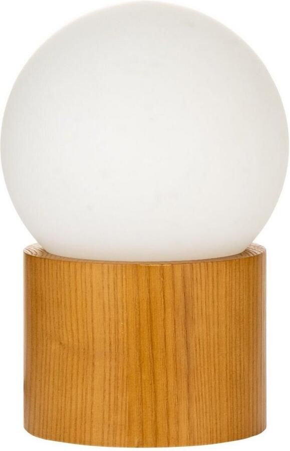 Pauleen Tafellamp Woody Shine glas esdoornhout 230V max. 3 5W wit hout natuur - Foto 5