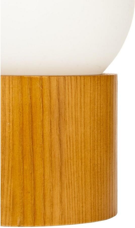 Pauleen Tafellamp Woody Shine glas esdoornhout 230V max. 3 5W wit hout natuur - Foto 6