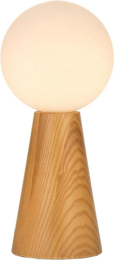 Pauleen Tafellamp Woody Soul glas esdoornhout 230V max. 3 5W wit hout natuur - Foto 6