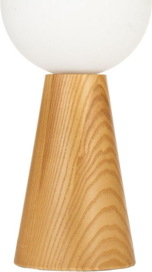 Pauleen Tafellamp Woody Soul glas esdoornhout 230V max. 3 5W wit hout natuur - Foto 4