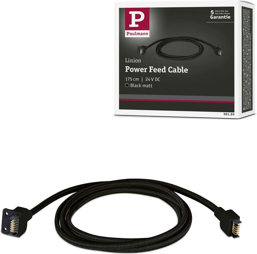 Paulmann 1-fase spanningsrail Linion aanvoerkabel 1 75m (1-delig)