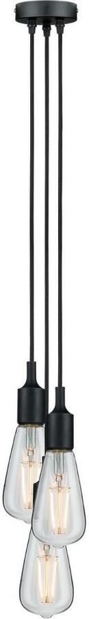 Paulmann 50382 Neordic Ketil hanglamp max. 3x20W E27 Zwart 230V silicon kunststof - Foto 7