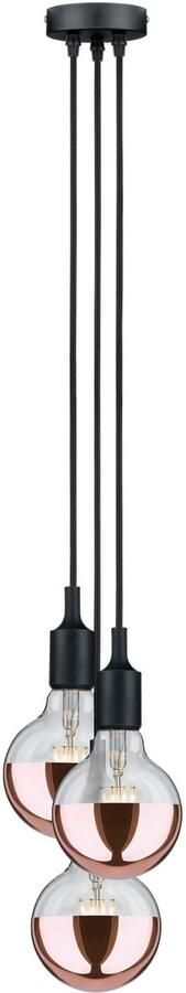 Paulmann 50382 Neordic Ketil hanglamp max. 3x20W E27 Zwart 230V silicon kunststof - Foto 4