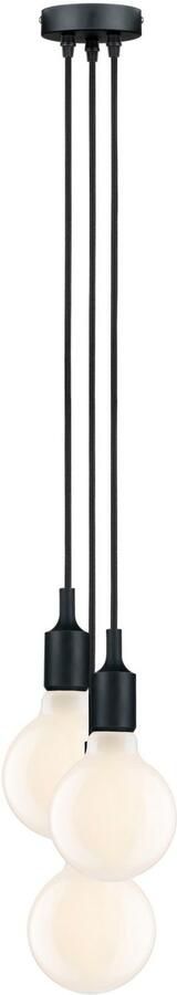 Paulmann 50382 Neordic Ketil hanglamp max. 3x20W E27 Zwart 230V silicon kunststof - Foto 6