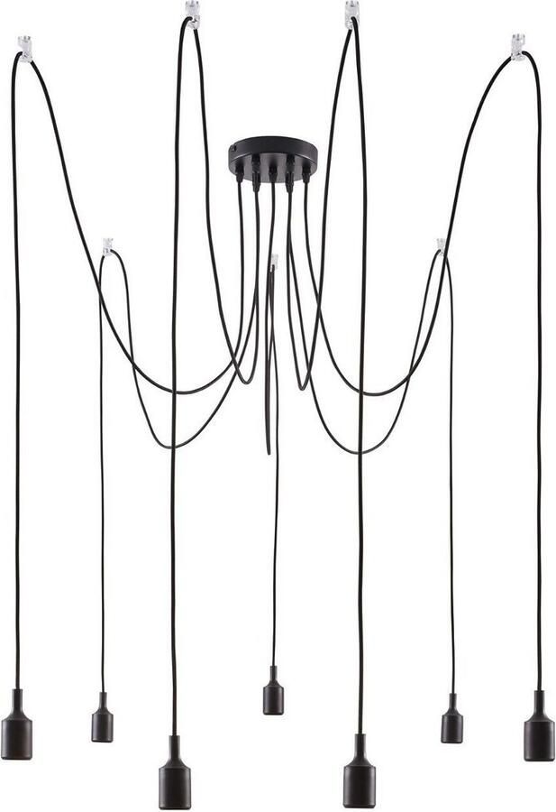 Paulmann 50390 Neordic Ketil hanglamp max. 7x20W E27 zwart 230V silicone metaal - Foto 5