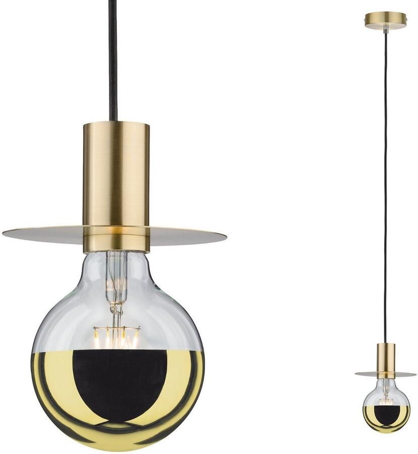 Paulmann 79755 Neordic Stian hanglamp max. 1x20W E27 Messing geborsteld 230V metaal - Foto 8