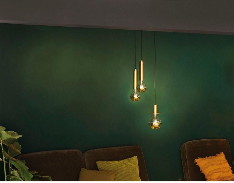 Paulmann 79755 Neordic Stian hanglamp max. 1x20W E27 Messing geborsteld 230V metaal