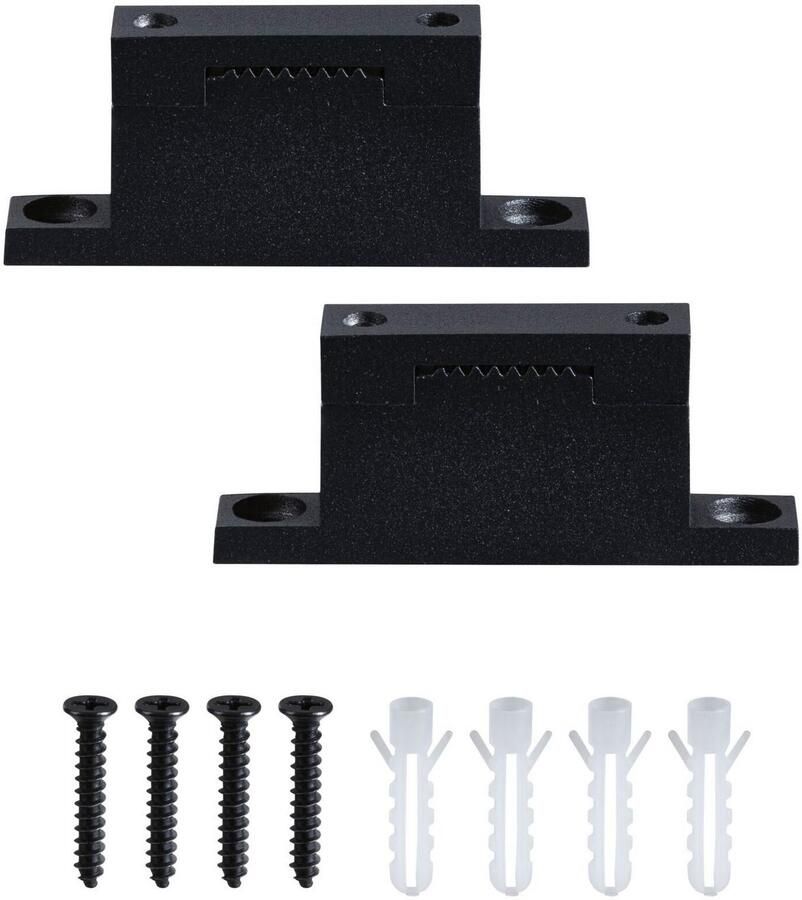 Paulmann Hanglamp ULine accessoires 2-stuks riemhouder 2-stuks zwart - Foto 2