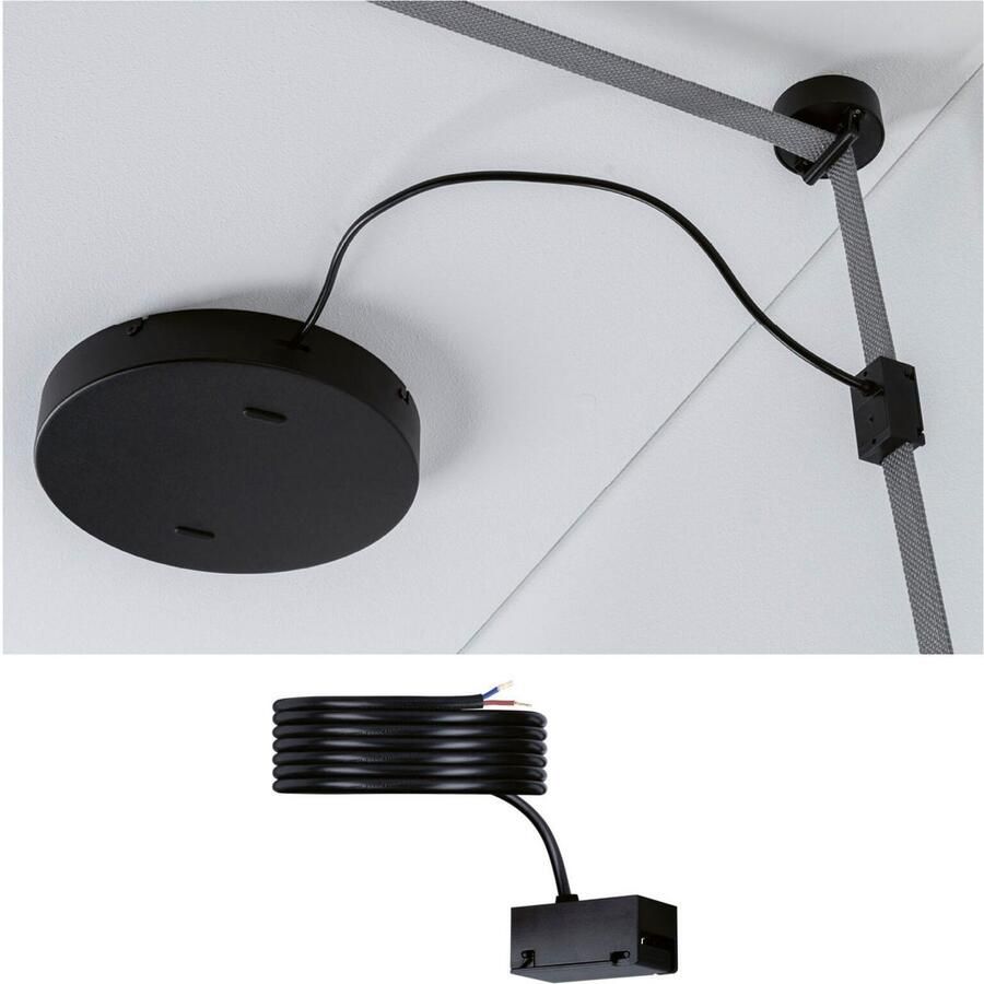 Paulmann Hanglamp ULine accessoires aanvoer 47x26mm zwart (1 stuk) - Foto 1