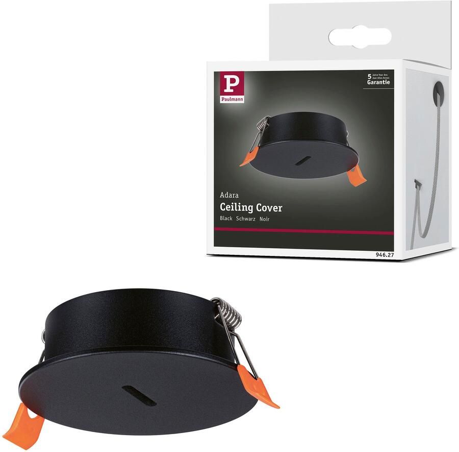 Paulmann Hanglamp ULine accessoires inbouwafdekking zwart - Foto 2