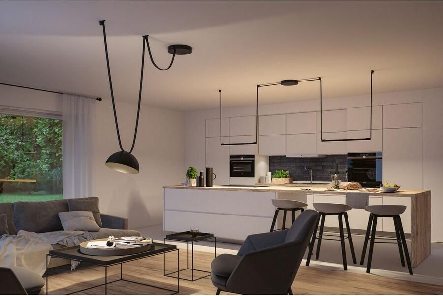 Paulmann Hanglamp ULine riem starterset 5m 12W zwart - Foto 3