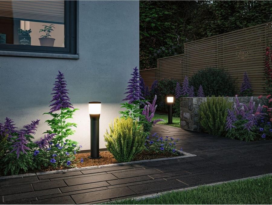 Paulmann Led-bolderlamp Bako IP44 500mm max. 20W 230V antraciet E14 aluminium (1 stuk) - Foto 2