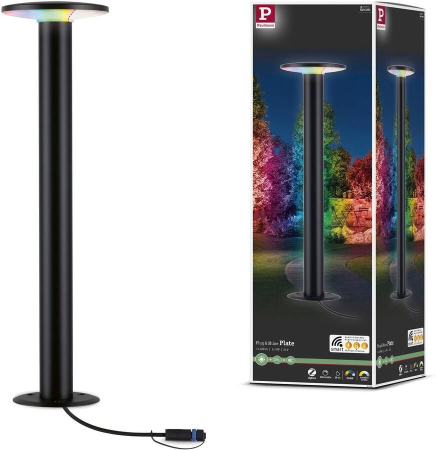 Paulmann Led-bolderlamp Buiten Plug & Shine Plaat RGBW IP44 (1 stuk) - Foto 2