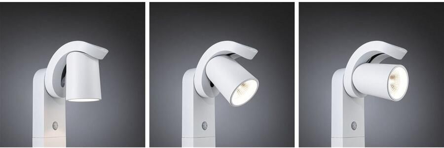 Paulmann Led-bolderlamp Cuff IP44 782mm 3000K 10W 700lm 230V 70° aluminium (1 stuk) - Foto 6