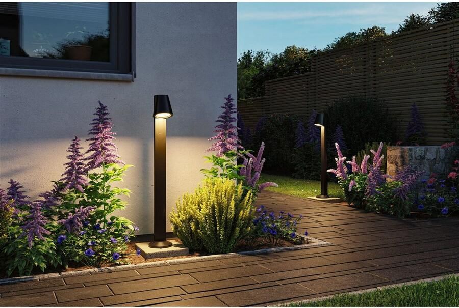 Paulmann Led-bolderlamp IP44 793mm 3000K 9W 700lm 230V 65° Antraciet Aluminium (1 stuk) - Foto 3