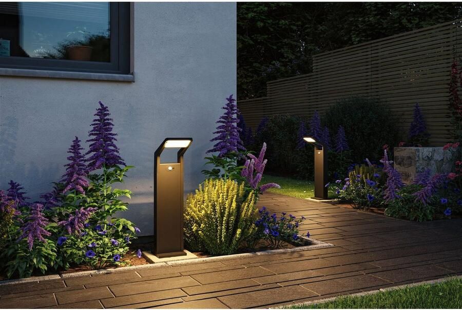 Paulmann Led-bolderlamp Juntea IP44 585mm 3000K 11W 900lm 230V Antraciet Aluminium (1 stuk) - Foto 5