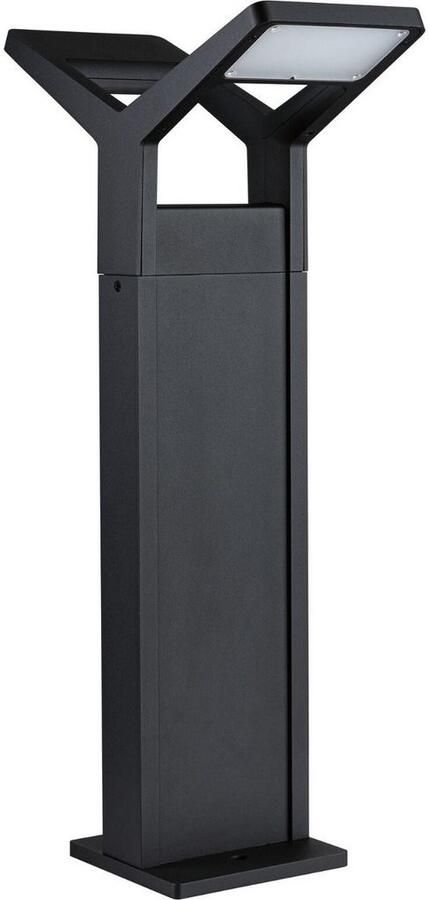 Paulmann Led-bolderlamp Juntea IP44 585mm 3000K 2x12 5W 2x800lm 230V Antraciet + Aluminium (1 stuk)