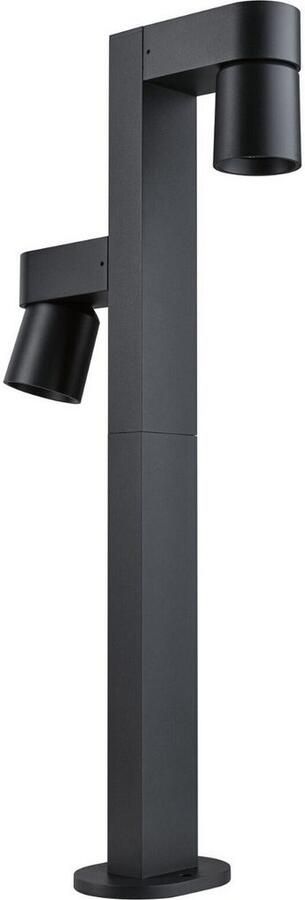 Paulmann Led-bolderlamp Kimu IP44 822mm 3000K 2x8W 750lm 230V 70° Antraciet Aluminium (1 stuk) - Foto 7