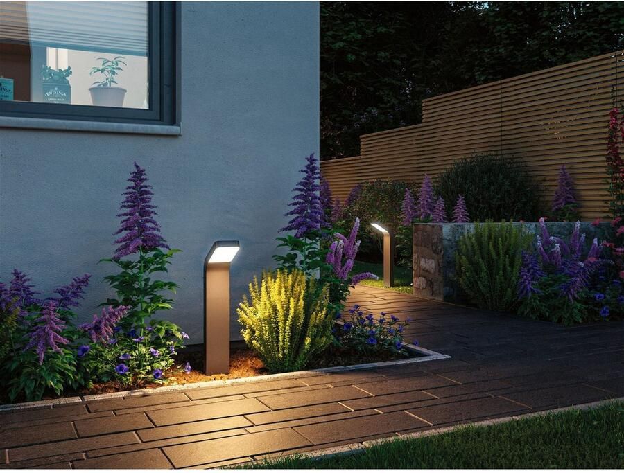 Paulmann Led-bolderlamp Kulma IP44 500mm 3000K 7 5W 520lm 230V Antraciet Aluminium (1 stuk) - Foto 2