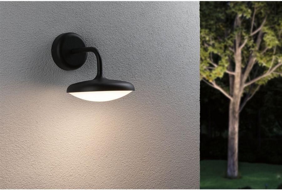 Paulmann Led-bolderlamp Nostro IP44 rond 180x250mm 3000K 10W 900lm 230V Antraciet Aluminium (1 stuk) - Foto 2
