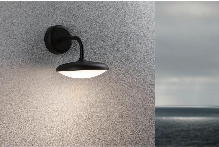 Paulmann Led-bolderlamp Nostro IP44 rond 180x250mm 3000K 10W 900lm 230V Antraciet Aluminium (1 stuk) - Foto 3