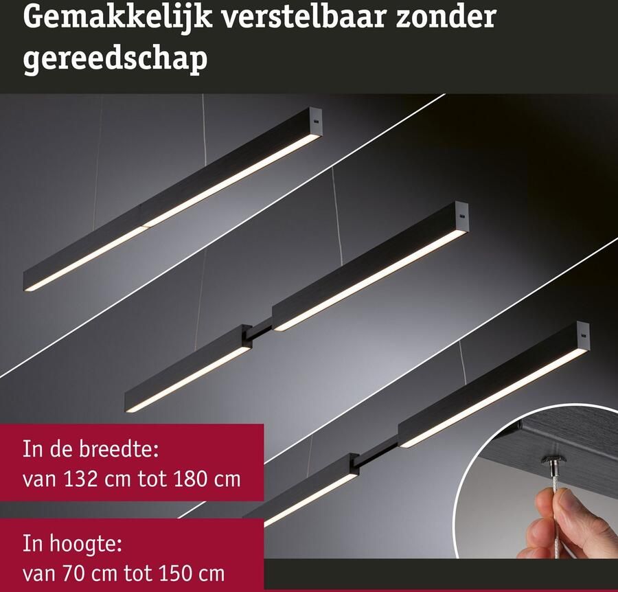 Paulmann Led-hanglamp LED hanglamp Aptare dimbaar