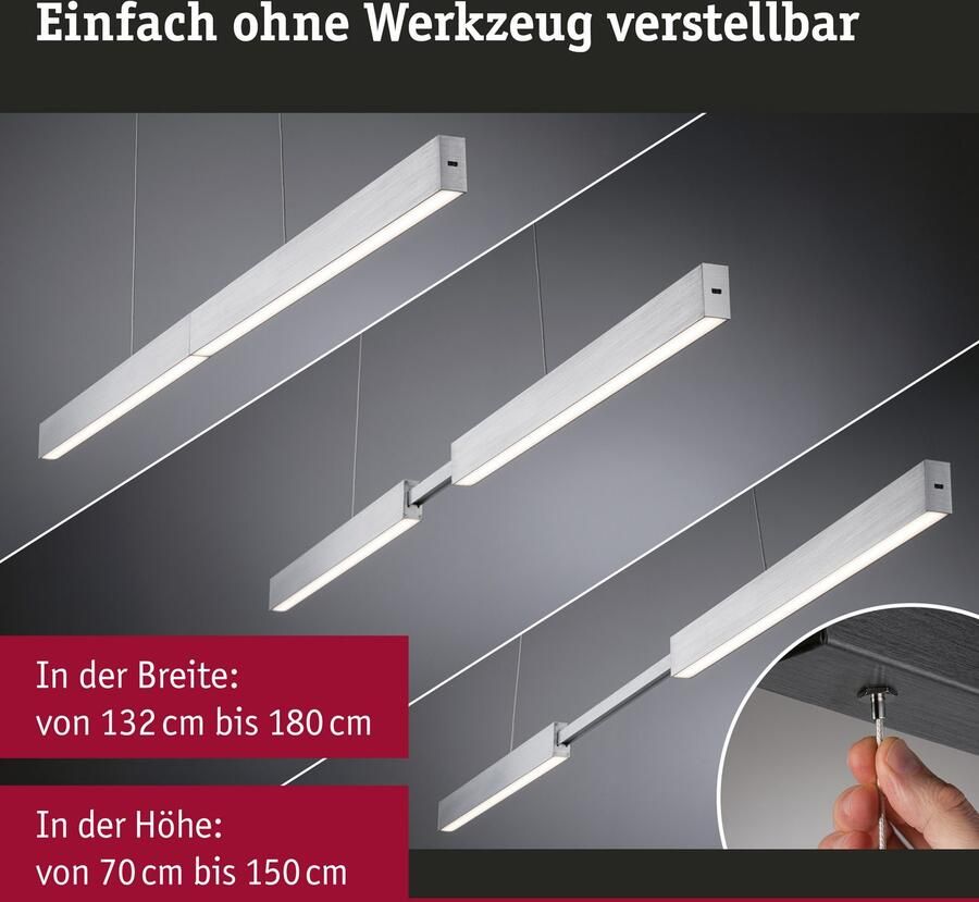 Paulmann Led-hanglamp LED hanglamp Aptare dimbaar - Foto 3