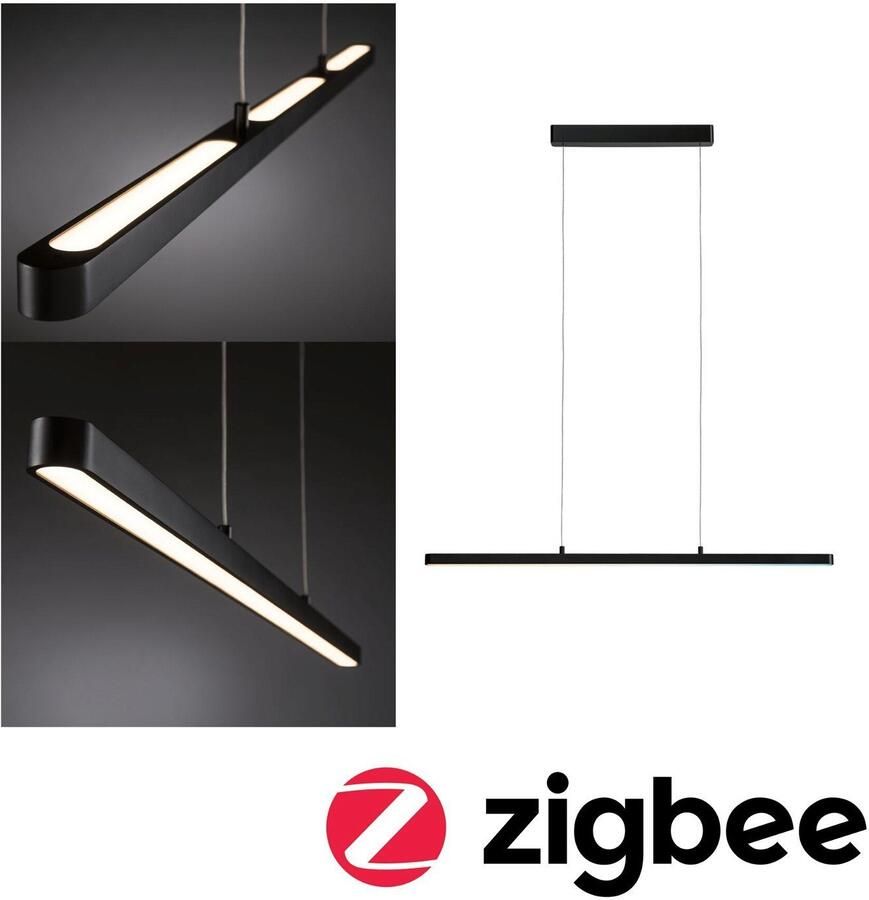 Paulmann Led-hanglamp Lento Smart Home Zigbee 3x13 5W 230V Aluminium Kunststof (1 stuk) - Foto 9