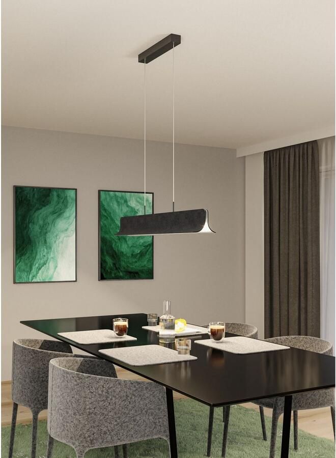 Paulmann Led-hanglamp Noyan 3-Staps-Dimbaar 2x24W Antraciet (1 stuk) - Foto 4
