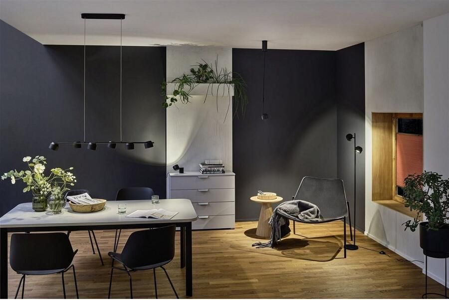 Paulmann Led-hanglamp Puric Pane 6x4 5W Antraciet Zwart 230V Metaal Kunststof (1 stuk) - Foto 7