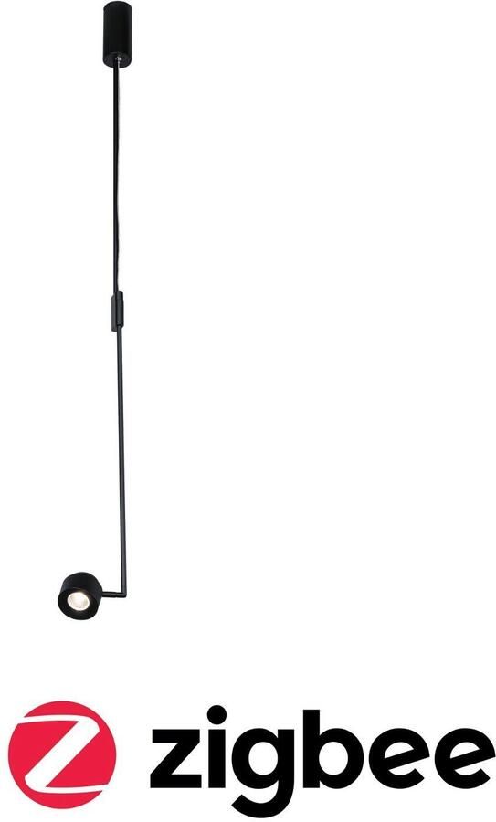 Paulmann Led-hanglamp Puric Pane Smart Home Zigbee 6W Zwart Grijs 230V Kunststof Metaal (1 stuk) - Foto 10