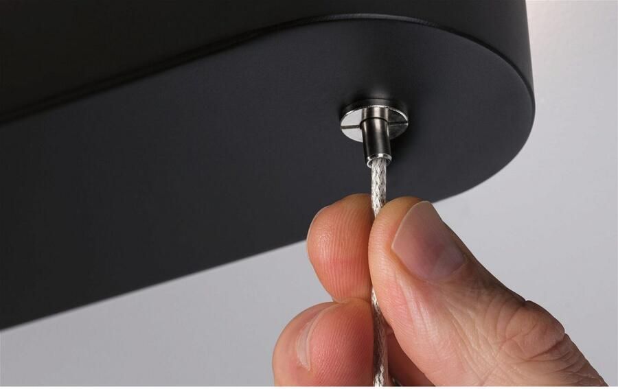 Paulmann Led-hanglamp Puric Pane Smart Home Zigbee 6x6W Zwart Grijs 230V Kunststof Metaal (1 stuk) - Foto 6