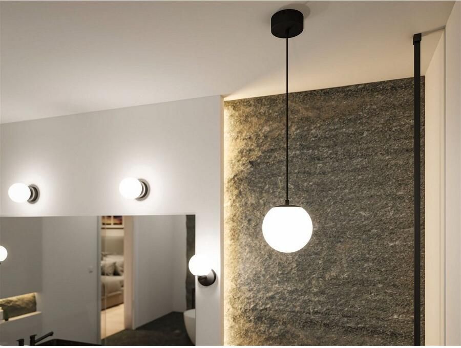 Paulmann Led-hanglamp Selection Bathroom Gove IP44 9W 3000K Satin Glas Metaal (1 stuk) - Foto 8