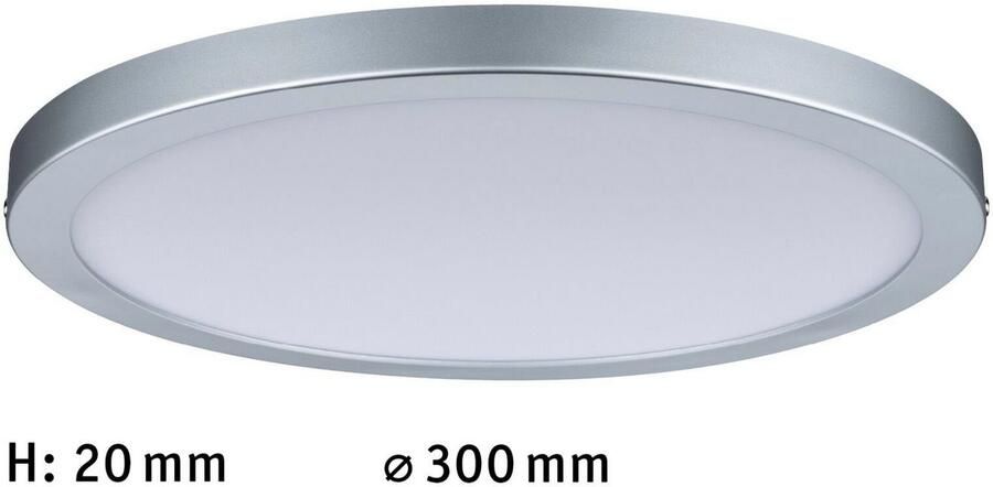 Paulmann Led-paneel Atria rond 300mm 16W 2700K chroom mat (1 stuk) - Foto 8