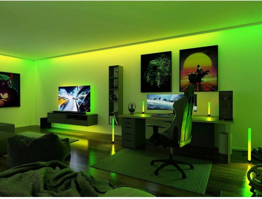 Paulmann Led-strepen USB LED Strip TV-Verlichting 75 Inch 3 1m Dynamic Rainbow RGB 5W (1 stuk) - Foto 7