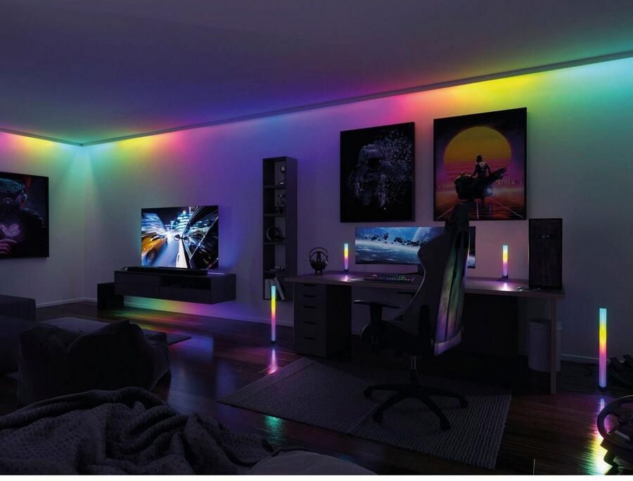 Paulmann Led-strepen MaxLED 250 TV Comfort Basisset 75 Inch 5 1m Dynamisch RGB 25 5W 230lm m (1 stuk) - Foto 3