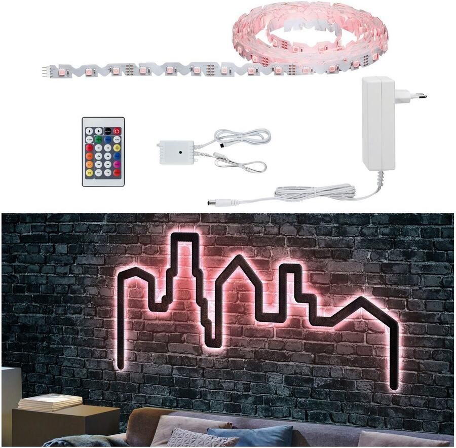 Paulmann Led-strepen FlexLED 3D Basisset 5m RGB (1 stuk)