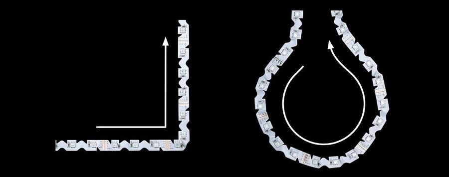 Paulmann Led-strepen Functie FlexLED 3D Set 3m RGB 19W 230V 12V 24VA Wit (1 stuk) - Foto 7