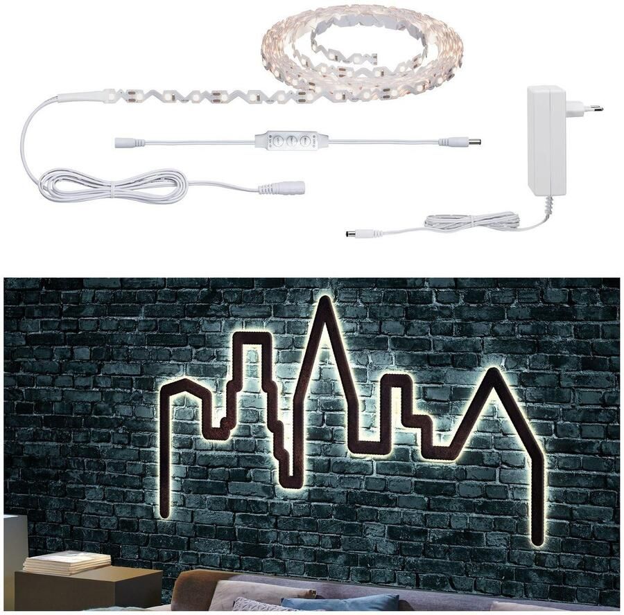 Paulmann Led-strepen Functie FlexLED 3D Set 5m 10 5W 230V 24V 24VA Wit (1 stuk) - Foto 13