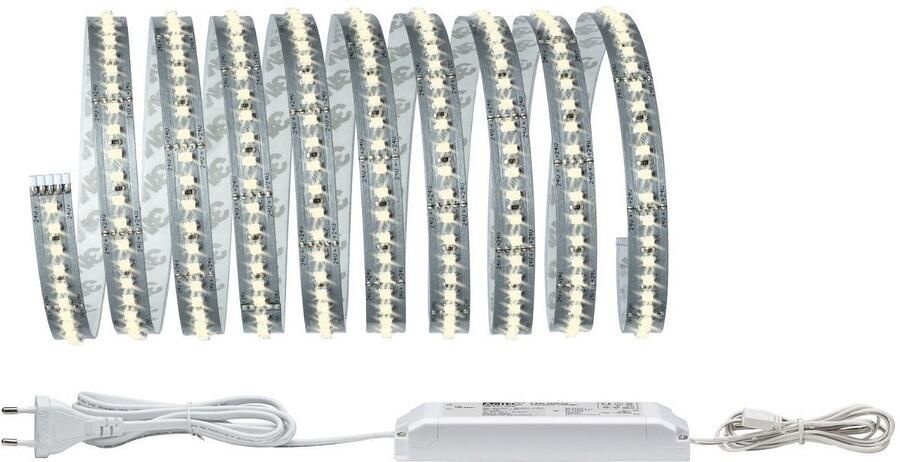Paulmann Led-strepen MaxLED 1000 Basisset 3m IP20 2700K 35W 230 24V 60 VA zilverkleur (1 stuk) - Foto 10